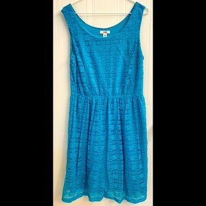 Cato aqua blue dress